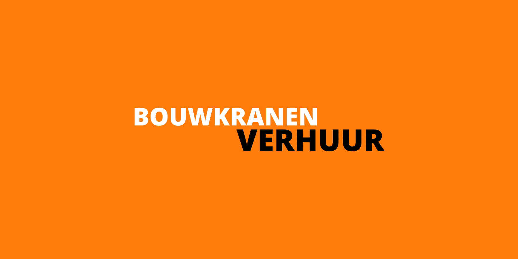 Bouwkranen verhuur - bouwkraanspecialist