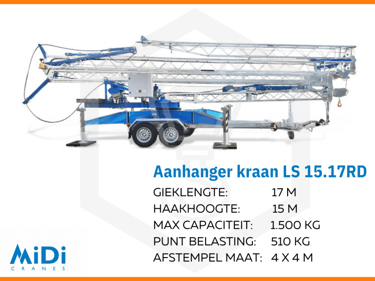 Aanhanger kraan Midi LS15.17RD